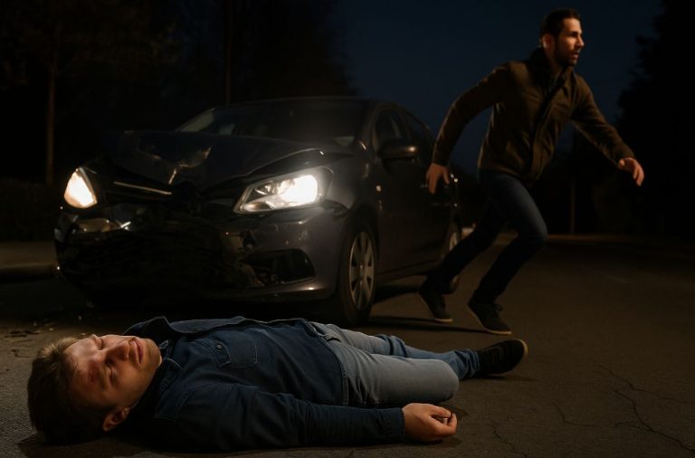 Водій втік після аварії